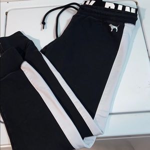VS PINK Black Joggers